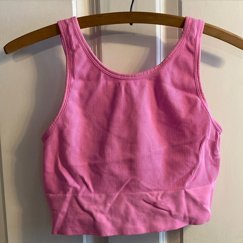 Pink Crop Top